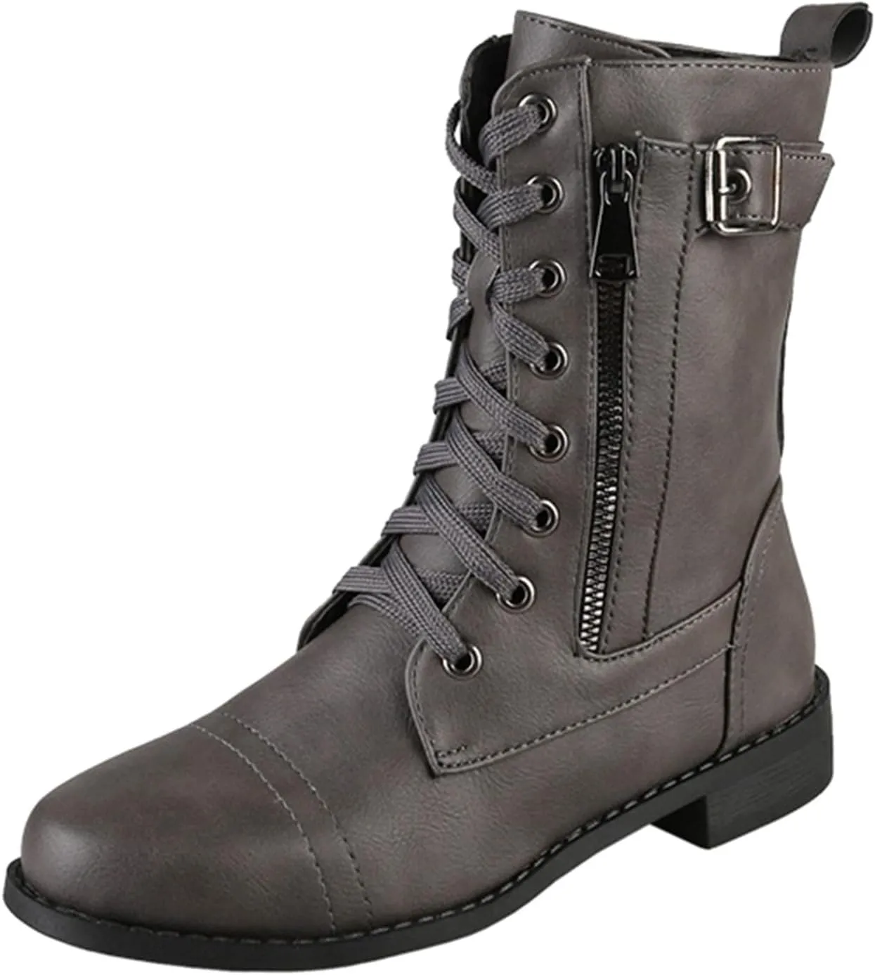 Work Boots for Women Ankle Womens Heeled Booties Extra Wide Boots Women Ankle Boot Closed Head Cute Cozy Closed Pointed Toe Low Block Heel Zip Up